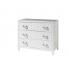 Commode contemporaine blanc laqué Oceanie