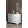 Commode contemporaine blanc laqué Oceanie