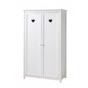 Armoire enfant 110 cm style campagne blanc laqué Soane