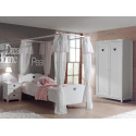 Chambre enfant style campagne blanc laqué Soane III