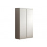 Armoire contemporaine 110 cm blanc Elara