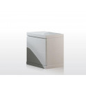 Chevet contemporain blanc Elara