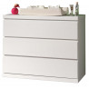 Commode contemporaine blanc Elara