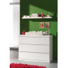 Commode contemporaine blanc Elara