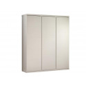 Armoire contemporaine 166 cm blanc Elara