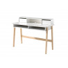 Bureau enfant contemporain en pin massif laqué blanc Junior