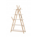 Etagère scandinave pin massif laqué blanc Junior
