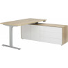 Bureau contemporain assis-debout électrique Hermann III