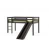 Lit mezzanine enfant moderne pin massif Poney