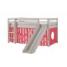 Lit mezzanine enfant moderne pin massif Poney