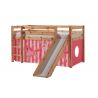 Lit mezzanine enfant moderne pin massif Poney