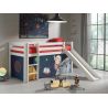 Lit mezzanine enfant moderne pin massif Asteroide