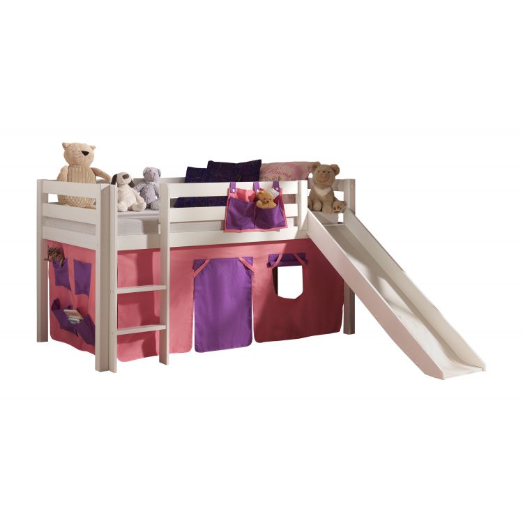 Lit mezzanine enfant moderne pin massif Christie