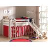 Lit mezzanine enfant moderne pin massif Circus