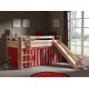 Lit mezzanine enfant moderne pin massif Circus