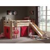 Lit mezzanine enfant moderne pin massif Marguerite