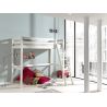 Lit mezzanine moderne pin massif Yolane