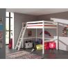 Lit mezzanine moderne pin massif Yolane