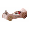 Lit carrosse enfant moderne rose Swen