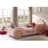 Lit carrosse enfant moderne rose Swen