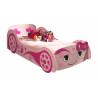 Lit voiture enfant moderne rose Rosie