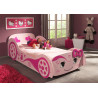 Lit voiture enfant moderne rose Rosie