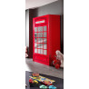 Armoire enfant moderne rouge England