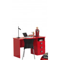 Bureau enfant moderne rouge Bolid