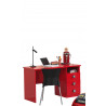 Bureau enfant moderne rouge Bolid