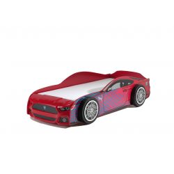Lit voiture enfant moderne rouge Pantera