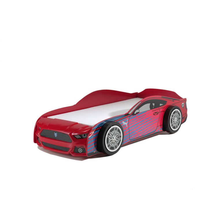 Lit voiture enfant moderne rouge Pantera