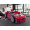 Lit voiture enfant moderne rouge Pantera