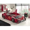 Lit voiture enfant moderne rouge Kougar