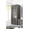 Vitrine contemporaine gris foncé Donatio