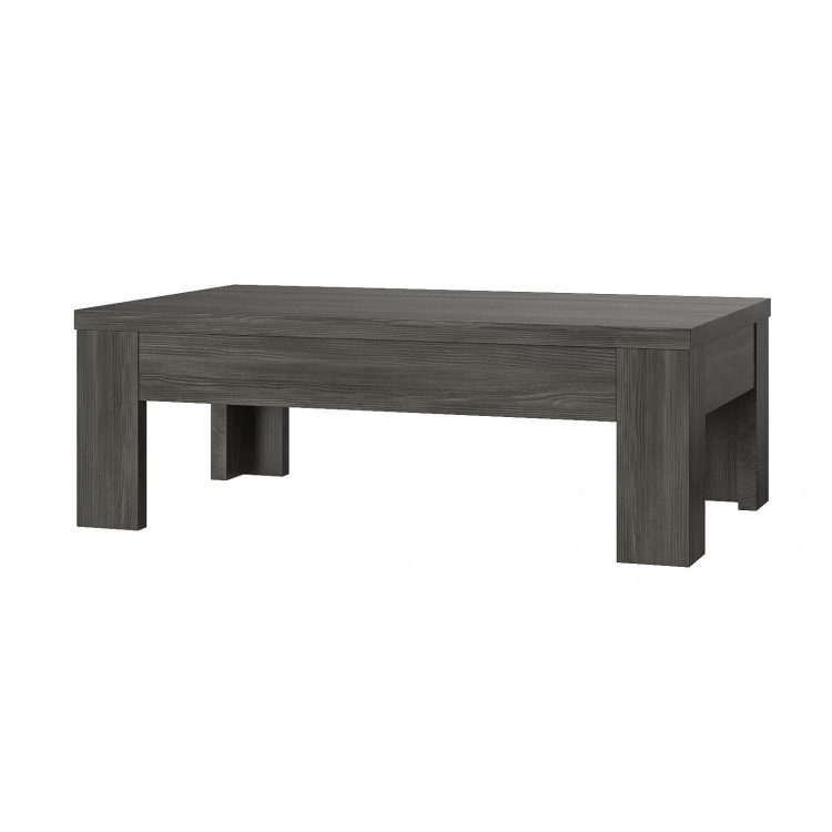 Table basse contemporaine gris foncé Donatio