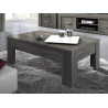 Table basse contemporaine gris foncé Donatio