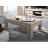 Table basse contemporaine chêne cérusé Syracuse