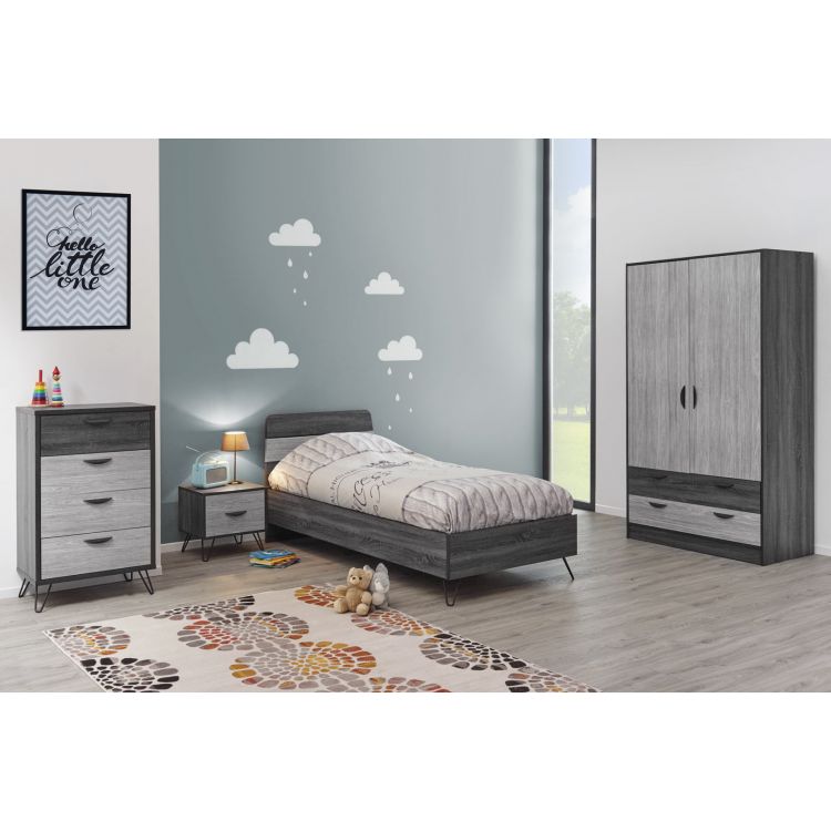 Chambre Enfant Moderne Chene Gris Gris Cendre Koaline Matelpro Chambre Enfant Moderne Chene Gris Gris Cendre Koaline Matelpro
