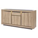 Buffet/bahut contemporain coloris chêne Jackson