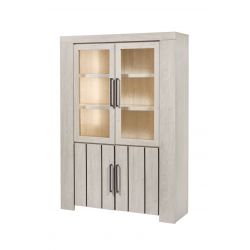 Vaisselier/argentier contemporain chêne blanchi Adèce