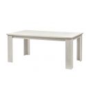 Table de salle à manger contemporaine chêne blanchi Adèce
