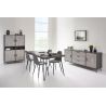 Buffet/bahut industriel chêne gris/cendre Virginie