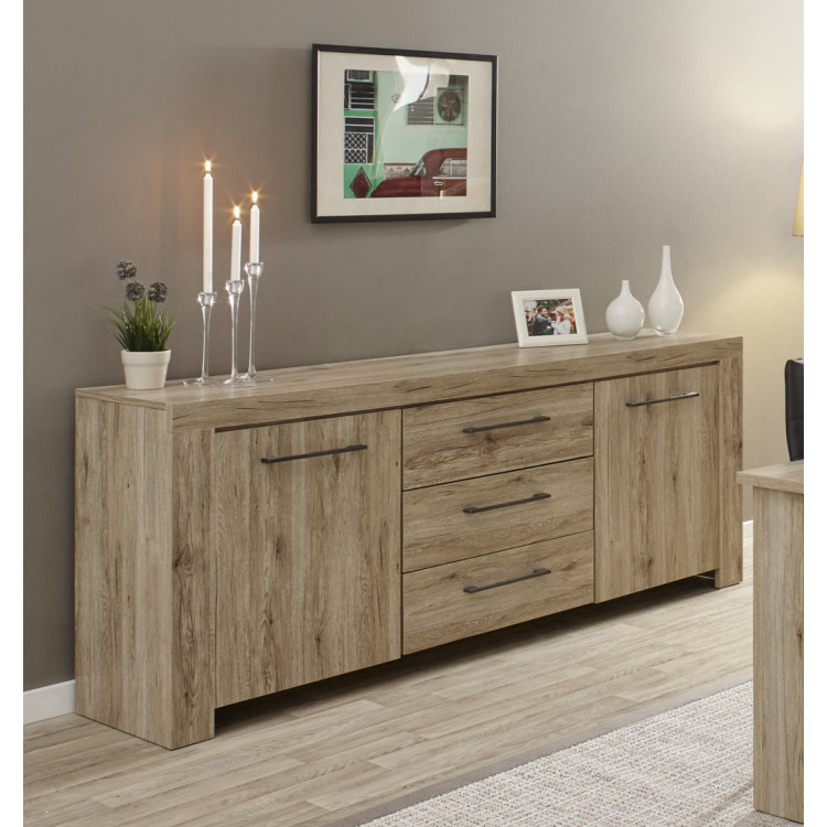 Buffet/bahut contemporain chêne sanremo Arielle