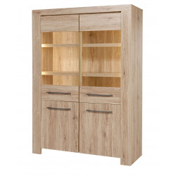 Vaisselier/argentier contemporain chêne sanremo Arielle