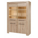 Vaisselier/argentier contemporain chêne sanremo Arielle