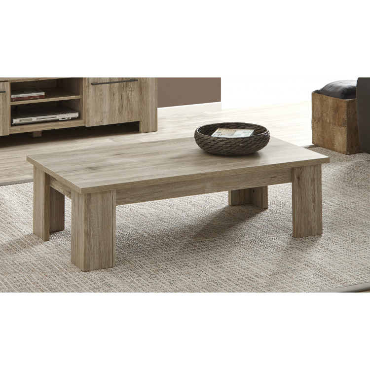 Table basse contemporaine chêne sanremo Arielle