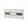 Buffet/bahut contemporain chêne clair Lessie