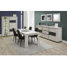 Buffet/bahut contemporain chêne clair Lessie