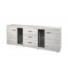 Buffet/bahut contemporain chêne gris Merry