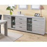 Buffet/bahut contemporain chêne gris Merry